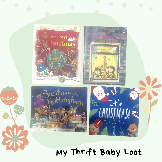 preloved Christmas books for baby